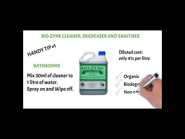 Bio-zyme Cleaner: How to clean bathrooms