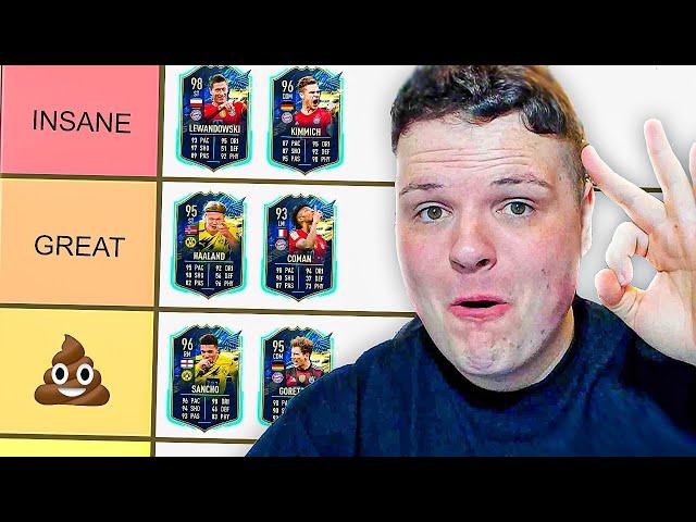 RANKING EVERY BUNDESLIGA TOTS CARD ON FIFA 21! | BUNDESLIGA TOTS Tier List...