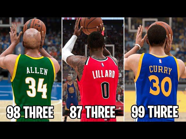 Half Court Shot With Every NBA Teams GOAT Shooter