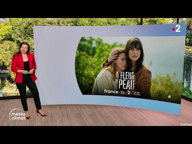 Anaïs Baydemir pour les journaux météo climat du soir sur France 2 le 28 Février 2025