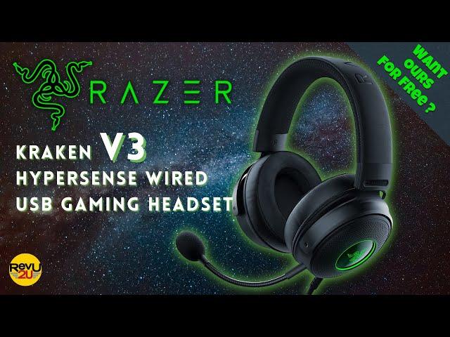 Did You Hear? Today We Review the Razer Kraken V3 HyperSense Wired USB Gaming Headset