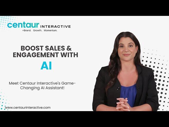 Unlock the power of smart sales and marketing with Centaur Interactive's AI Assistant