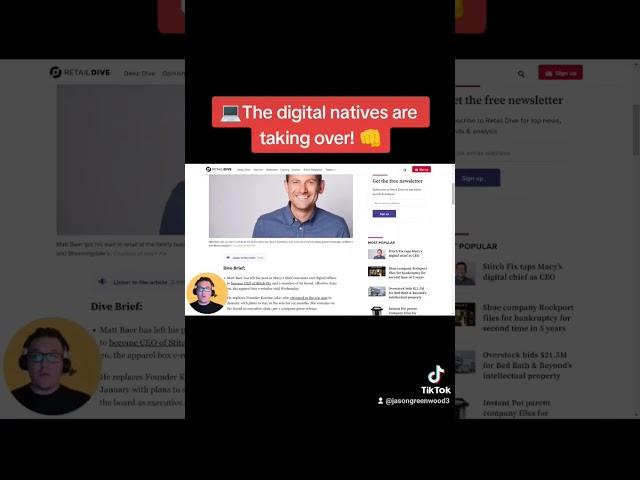  The digital natives are taking over!  #ecommerce #news #hottake #learnwithjason