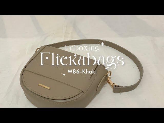 Unboxing Flickabags — W86 Khaki | Tas Bahu (shoulder bag) ️