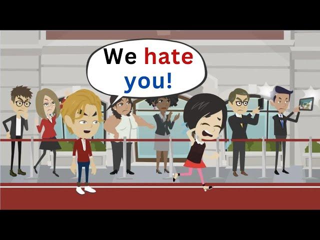 Everyone hates Lisa ... | Basic English conversation | Learn English | Like English