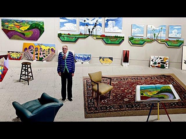 David Hockney: Moving Focus Ausstellung 2022 im Kunstmuseum Luzern, Schweiz (4K, HDR, 60 fps)