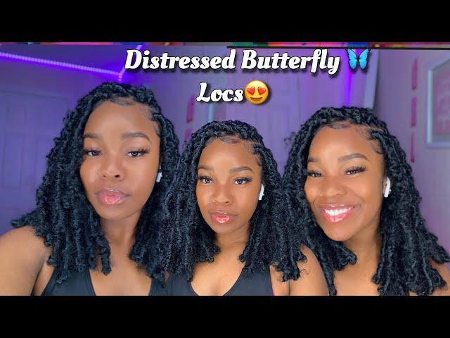 BUTTERFLY LOCS TUTORIAL | #DISTRESSEDBOBLOCS  