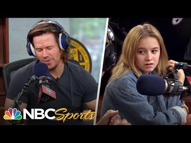 Mark Wahlberg raps in front of teenage daughter | The Dan Patrick Show | NBC Sports