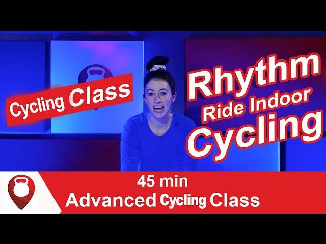45 Min Advanced Cycling Class | Rhythm Ride Indoor Cycling | Fitscope Studio