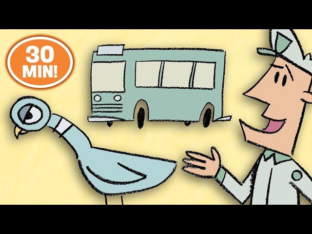 Don't Let The Pigeon Drive The Bus Read Aloud + More Mo Willems Workshop Videos for Kids