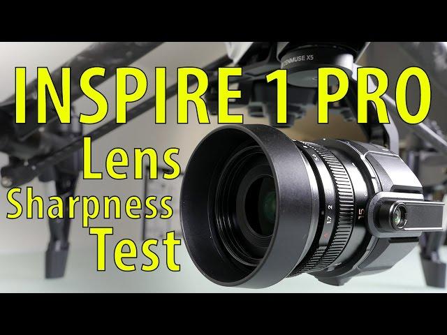 DJI 15MM f1.7 Stock Inspire Pro Lens - Sharpness Test