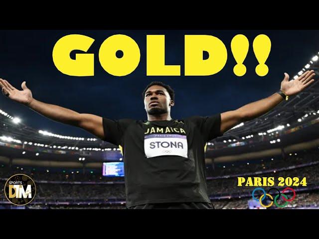 HISTORY!!! JAMAICA WINS GOLD, Roje Stona SMASHES Men's Discus Olympics Record | DTM  @Olympics