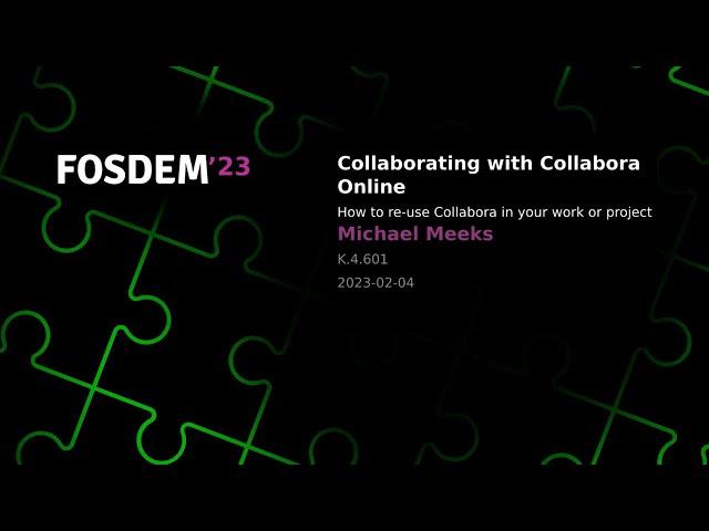 Collaborating with Collabora Online: How to re-use Collabora in your work or project | Michael Meeks