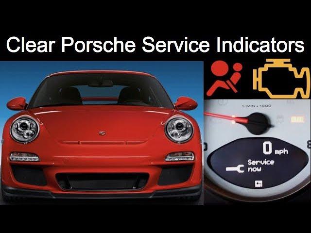 How to Clear Service Indicator, Check Engine & Airbag Light on a Porsche