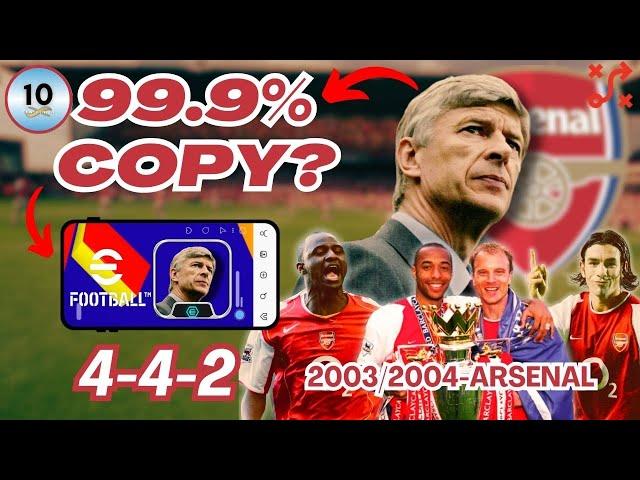 I Cloned WENGER'S INVINCIBLE ARSENAL Tactics in eFootball | Reliving the Glory Ep.15