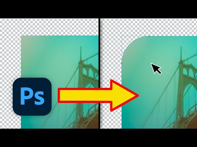 Create ROUNDED Corners in Photoshop (2023 version)