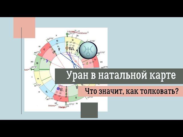 Уран в натальной карте. Что значит, как толковать?