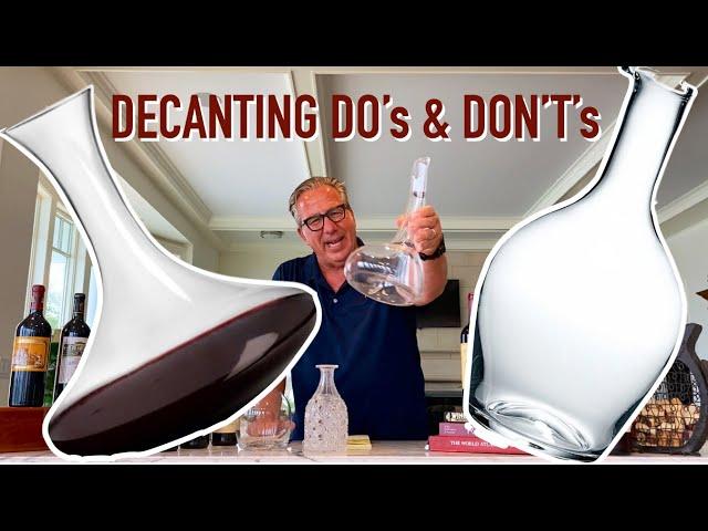 Decanting Wine || The What, How and When of Decanting || Decants With D