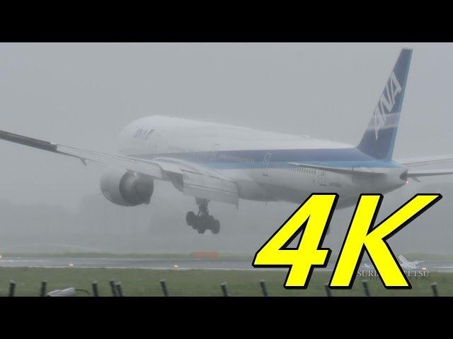 【Panasonic GH4-4K】 4K 30P 動体撮影テスト　ANA Boeing 777 300ER @Narita