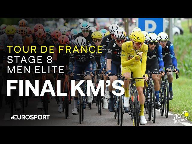 ELECTRIC FINISH! ️ | Tour de France Stage 8 Final Kilometres | Eurosport Cycling