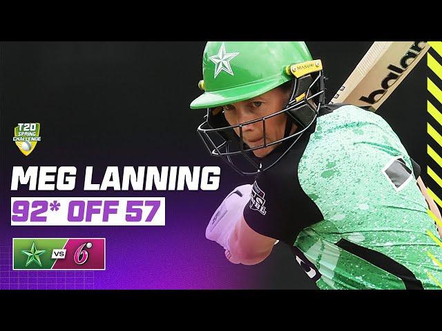 MASTERCLASS! Meg Lanning's 92* In T20 Spring Challenge