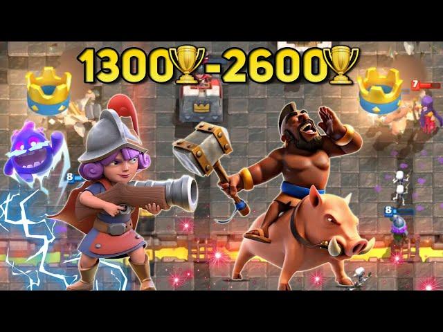 ЛУЧШИЕ КОЛОДЫ С БЫСТРЫМ ХОГОМ ДЛЯ 5, 6, 7, 8, 9 АРЕНЫ | КЛЕШ РОЯЛЬ | CLASH ROYALE