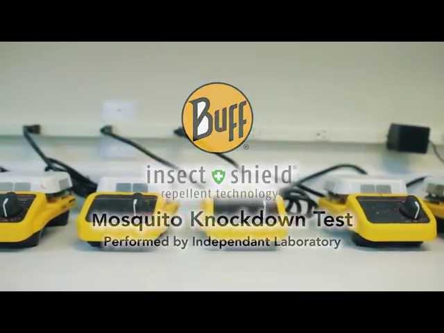 Insect Shield BUFF® Mosquito Knockdown Test