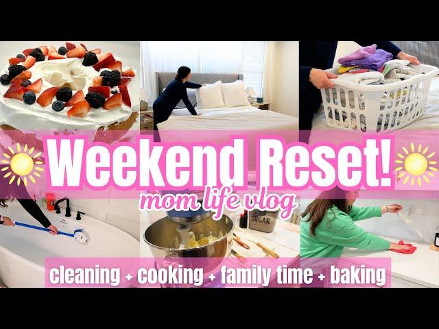 Weekend Home Reset Getting Things Done! Whole House Clean With Me! Mom Life Weekend Home Reset!