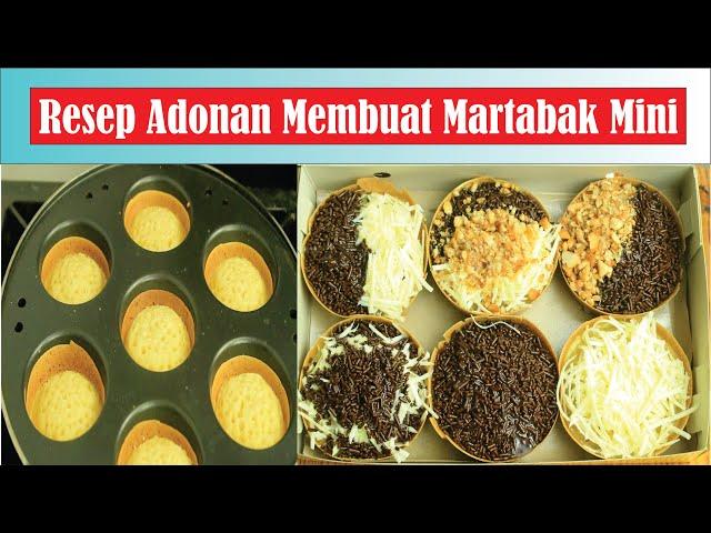 Resep Cara Membuat Martabak Manis Mini