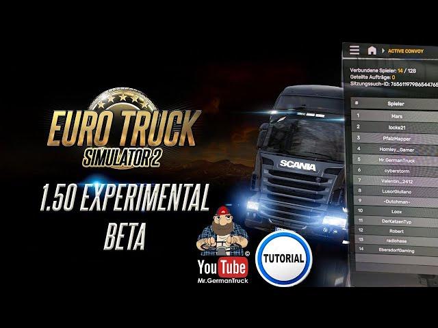 ETS 2 - v1.50 TUTORIAL - SCS Convoy mit max 128 Fahrer