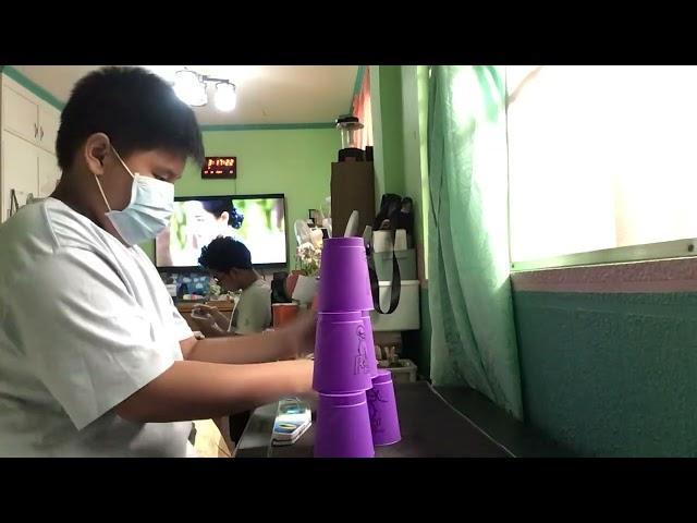 Sport Stacking: First time stacking in bulacan! Cycle: 16.217