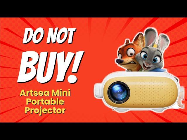 DON'T BUY Artsea Mini Portable Projector Before Watching THIS!  9 Reasons Not To!