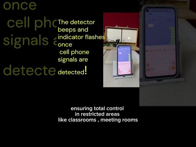 Stop Hidden Phones:5G Signal Detector in Action!#PrisonSecurity#RestrictedAreaSecurity#anticheating