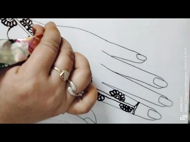 stylish back hand mehndi Design||          simple mehndi design ||beautiful Arabic mehndi design||