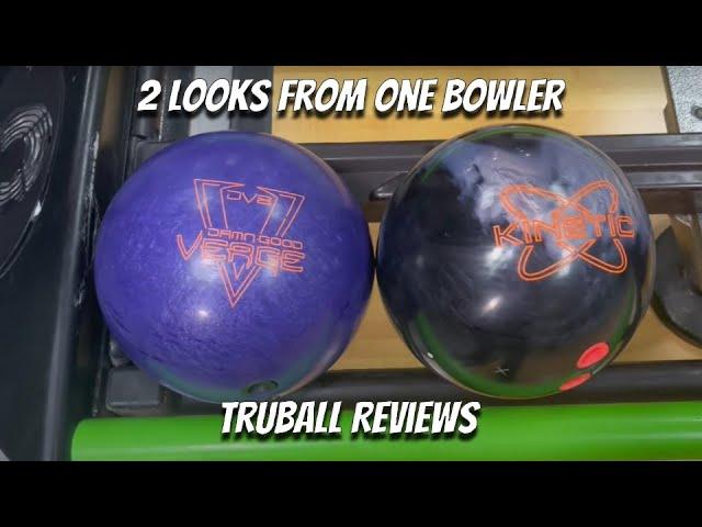 HIGH REV LEFT/RIGHT SAME BOWLER? | DV8 Damn Good Verge Pearl& Track Kinetic Black Ice TruBall Review