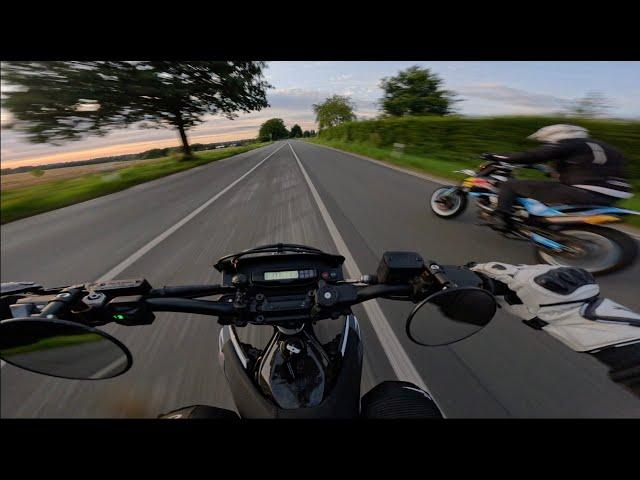 Full throttle on my Husqvarna 701/ RAW Exhaust