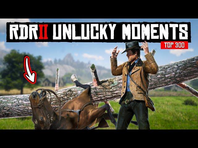 TOP 300 UNLUCKY Moments in RDR2