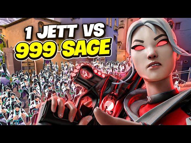 1 JETT VS 999 SAGE | TR'nin en iyi Jett'i mi ?