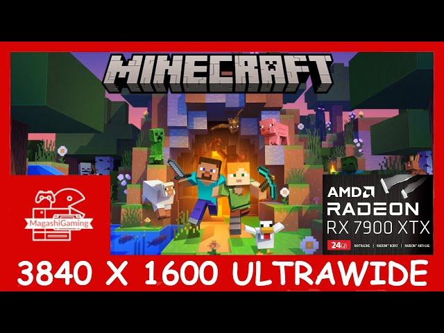 Minecraft - RX 7900 XTX [24GB] - 3840x1600 Ultrawide Gameplay - Solo Survival Games For Fun ..