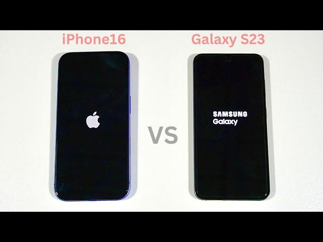 Apple iPhone 16 vs Samsung Galaxy S23 Speed Test and Camera Comparison