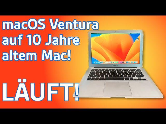 macOS Ventura auf 10 Jahre altem Mac | 4K