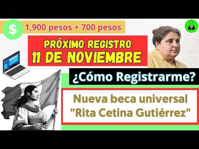 Cómo Solicitar la BECA "Rita Cetina"  Registro en línea 🟢 Instrucciones Paso a Paso #noviembre2024