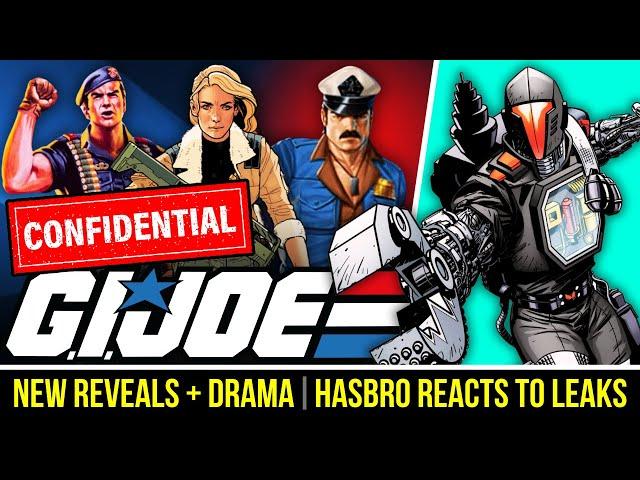 NEW G.I.JOE CLASSIFIED REVEALS! Hasbro Reacts to LEAKED IMAGES! New Insight on Brand New Figures