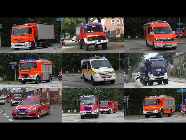 [Hochwasserkatastrophe 2021!] Einsatzfahrten Feuerwehr, SEG + THW aus Schleswig-Holstein