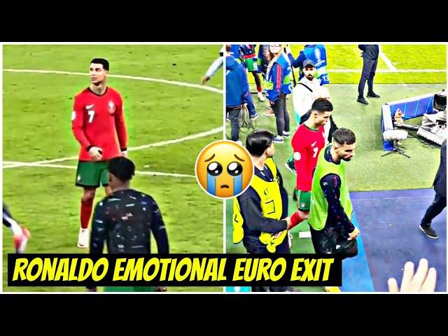 EMOTIONAL! Cristiano Ronaldo on the Brink of Tears as Portugal Heartbreakingly Exits Euro vs France