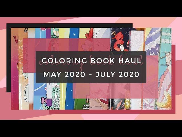 New Coloring Books - May 2020 to July 2020 || Adult Coloring Book Haul