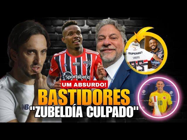 UM ABSURDO! BASTIDORES DO SÃO PAULO ELENCO X ZUBELDÍA E DIRETORIA | JAMES RODRÍGUEZ E+ DO SPFC