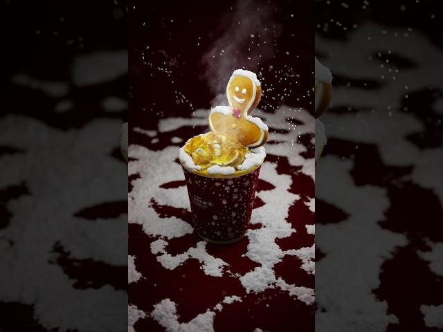 The Ginger Bread latte has arrived️"Winter with Tlafelice"#cgi #vfx #christmas #cafe #resturant#cg