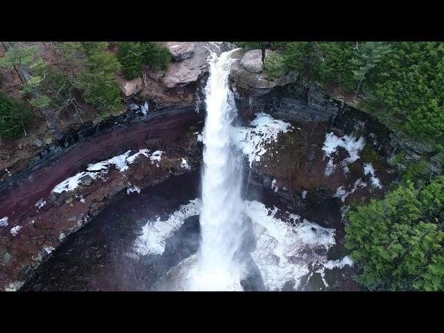 Kaaterskill Falls after heavy rain 12 22 18