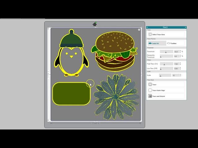 Tracing  in Silhouette Studio®